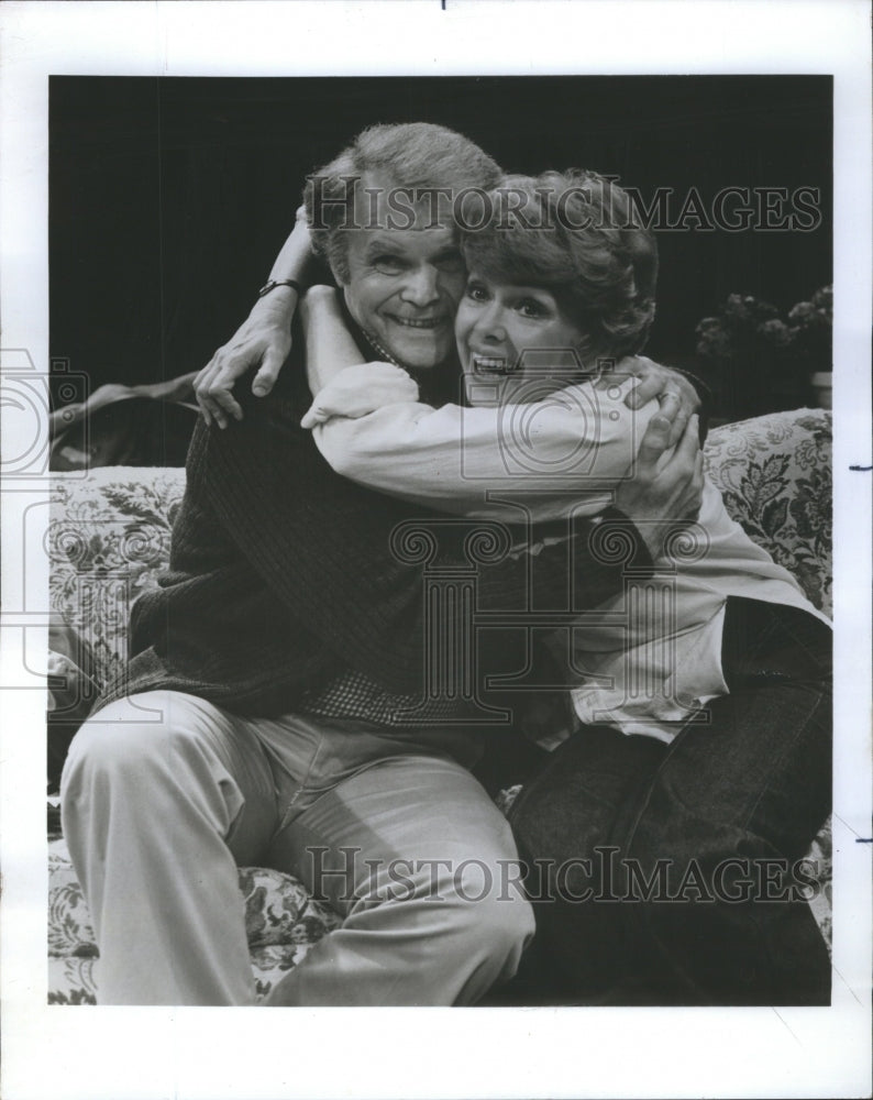 1978 Press Photo Touch Comedy Silent Film Hardy Clyde