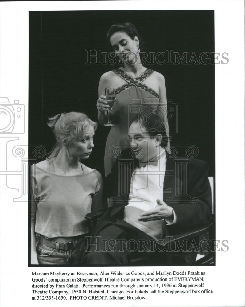 1995 Press Photo Everyman Steppenwolf Theatre Produces