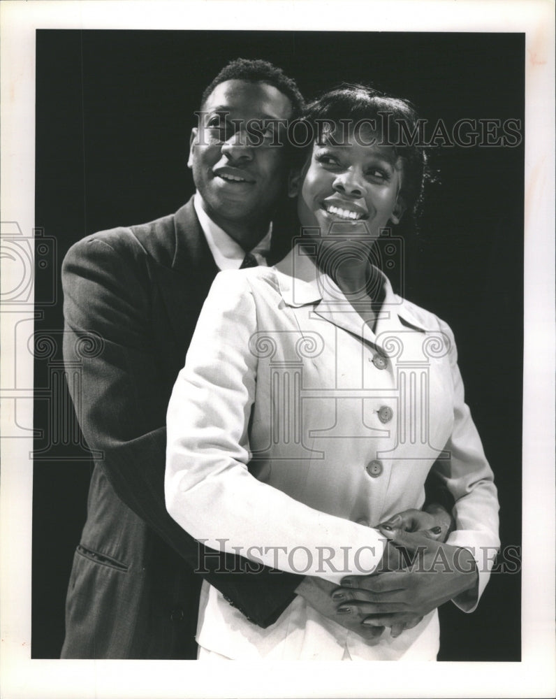 1993 Press Photo Alton Fitzgerald White