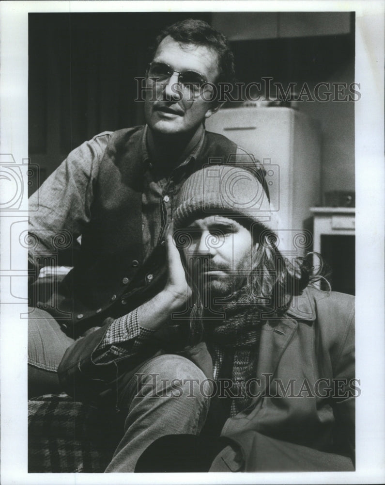 1982 Press Photo Actors Joe E. Lauck And B.J. Jones