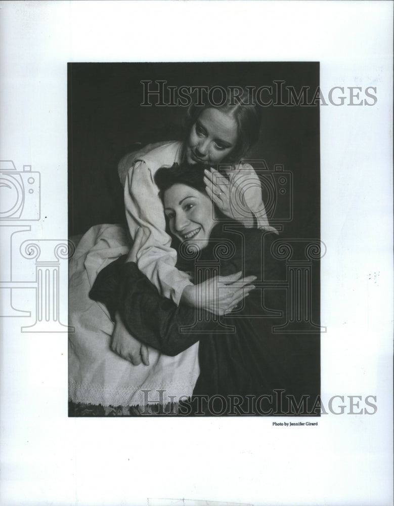 1986 Press Photo Easter Play