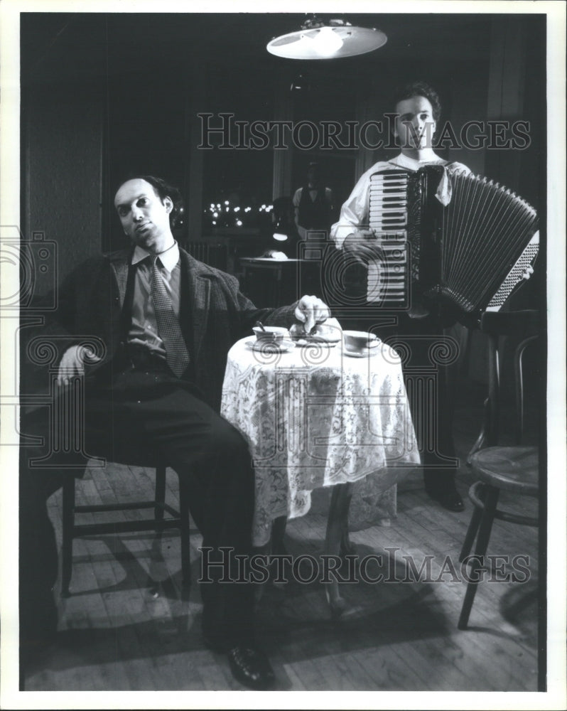 1991 Press Photo David Kersnar &amp; Doug Hara &quot;Eurydice&quot;