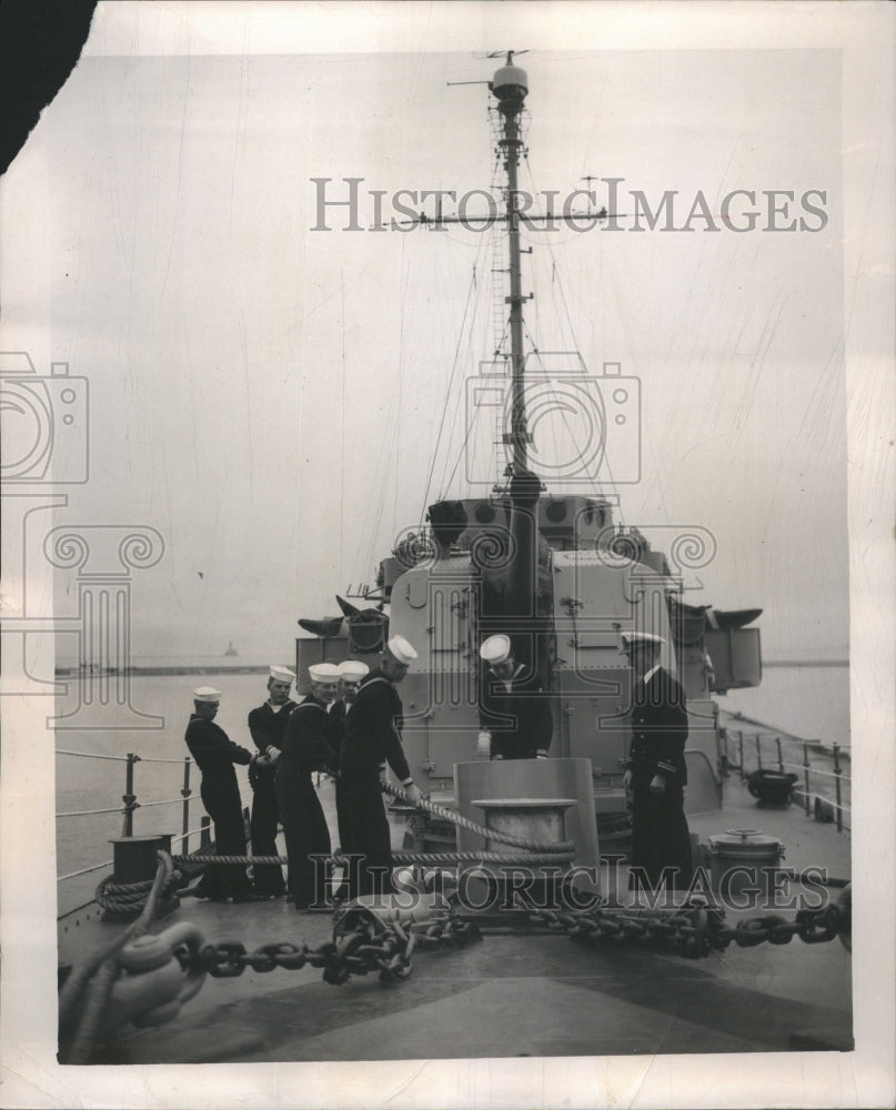 1953 Press Photo Navy Reserve