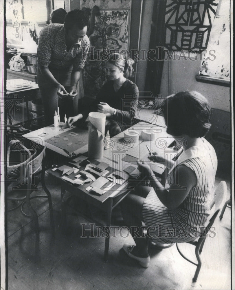 1974 Press Photo Don Toups Instructor Miss Nadia Lusita