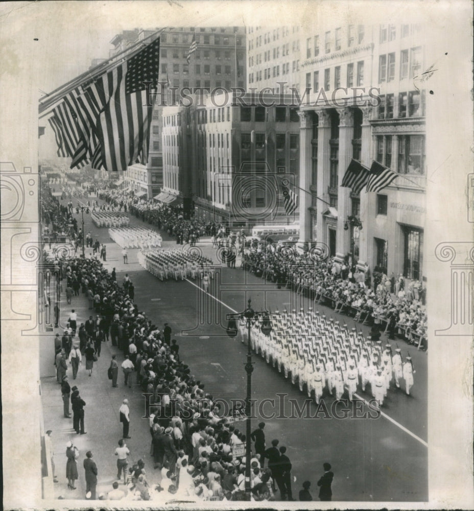 1952 Press Photo American Legion Convention Parade