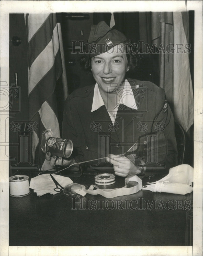 1942 Press Photo Mrs Louis Lowenstein American Women