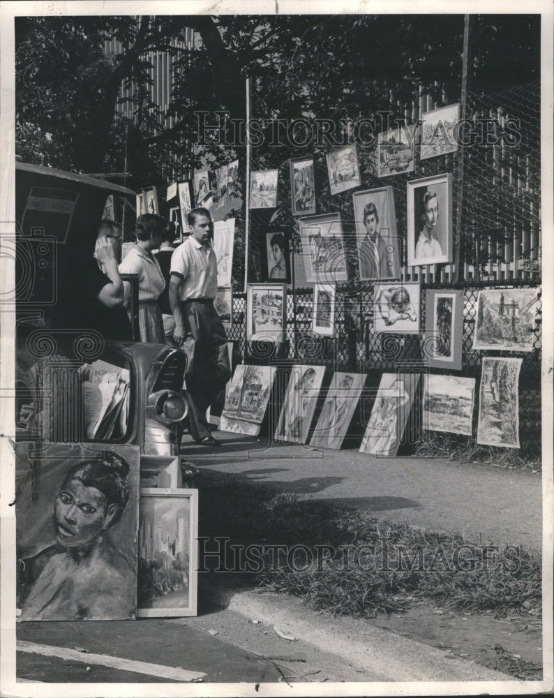 1962 Press Photo Scence onid chicggo