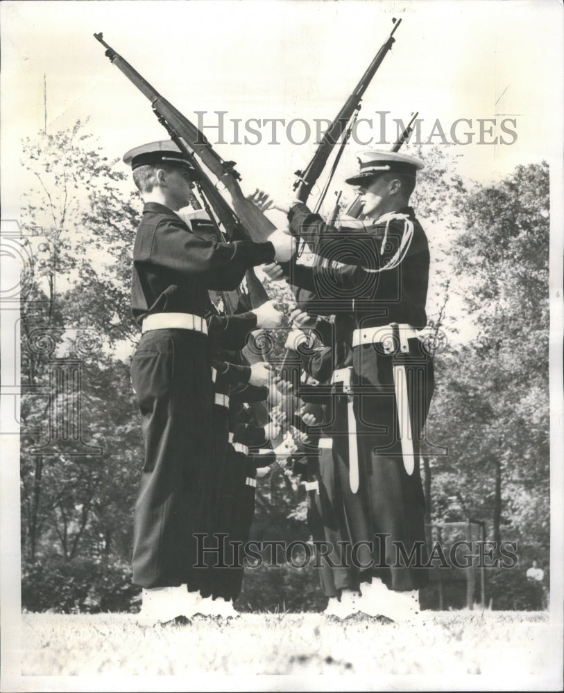 1959 Press Photo Hail Farewell Northwestern University