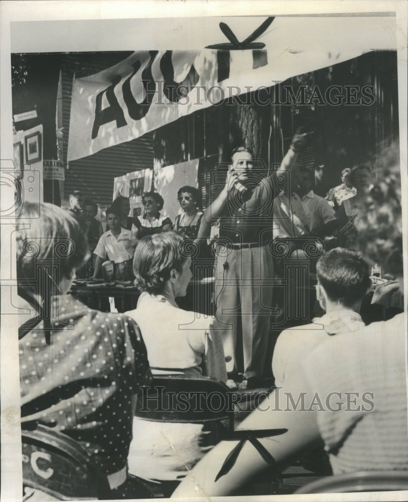 1958 Press Photo Chicago Navy Piet Events