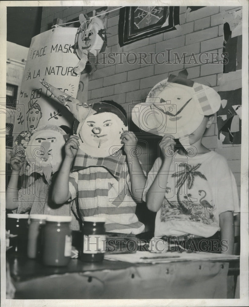 1954 Press Photo Summer Art Fair