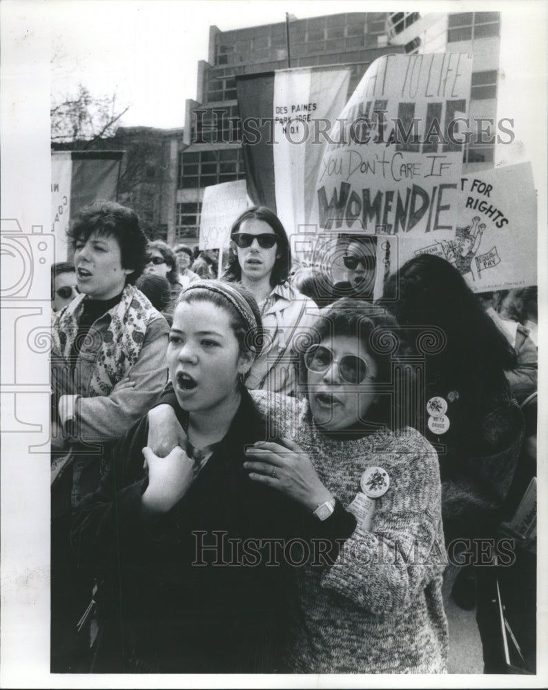 1989 Press Photo Heather Osborno Mother Alma Pahnke