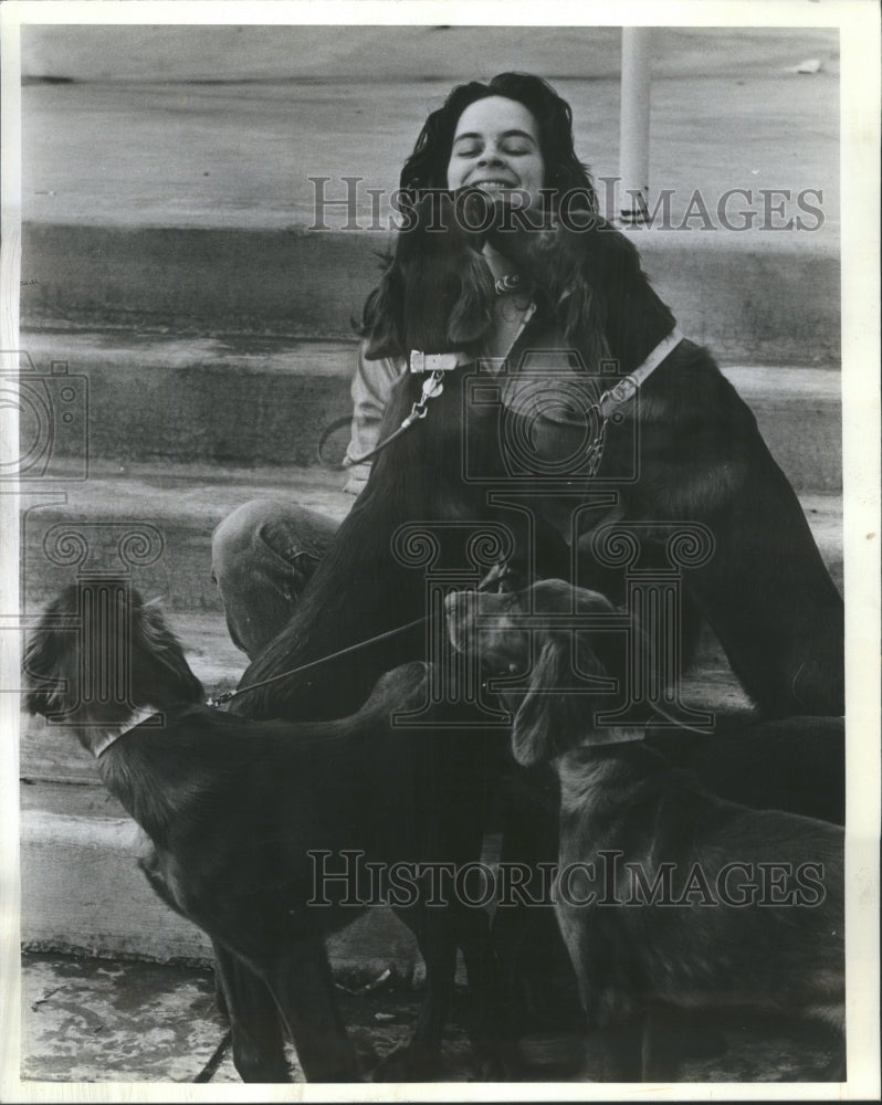 1983 Press Photo Deanna Davies Supervisor Lynda Fotzus