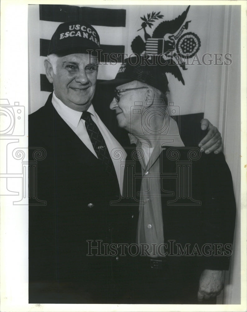 1987 Press Photo Veterans World War 2 Belfast, Norther