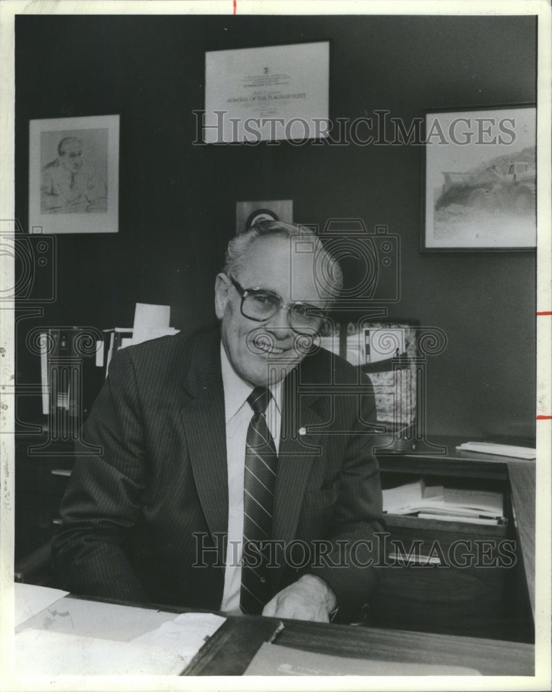 1984 Press Photo Veteran of WW II Ralph Goranson