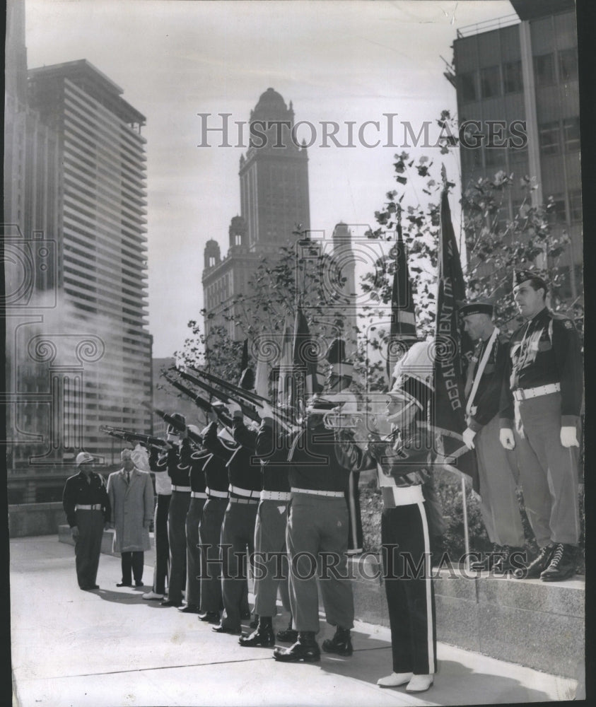 1958 Press Photo eterans Day is an annual United States