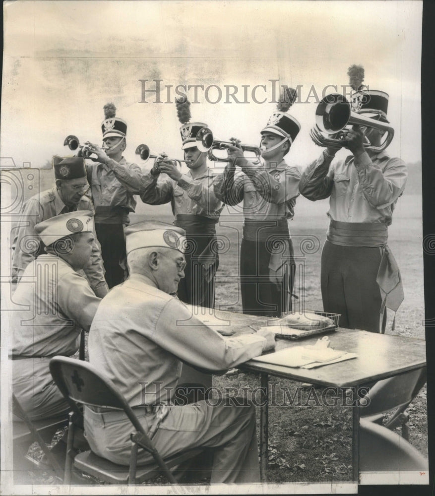 1950 Bugle Corps Of The Junker Ball Press Photo