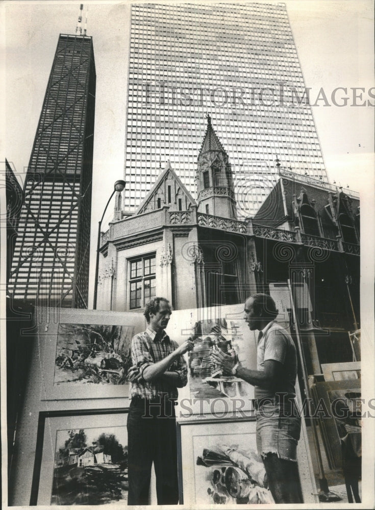 1980 Press Photo Gold Coast Art Architecture Chicago