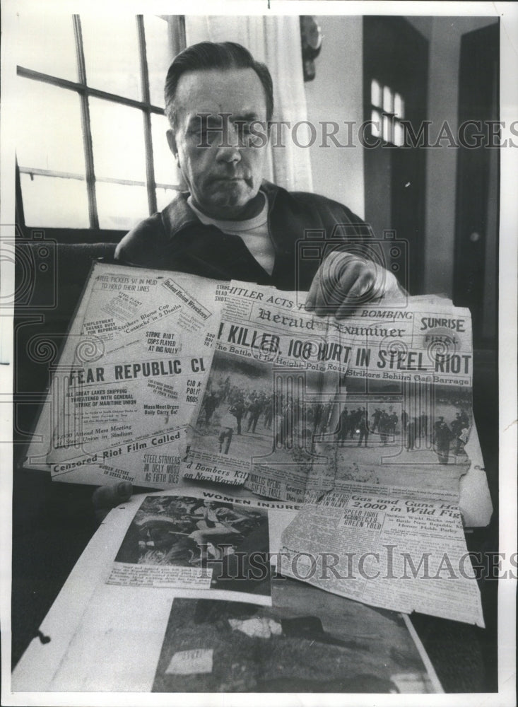 1976 Press Photo Steve Borozan of Republic Steel