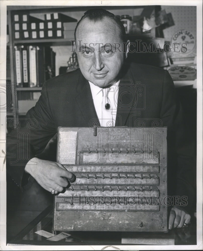 1962 Voting Machine Press Photo