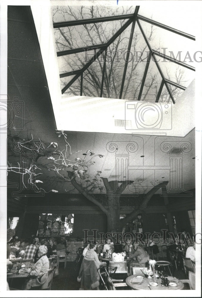 1980 Village Court Yard Restaurant Press Photo