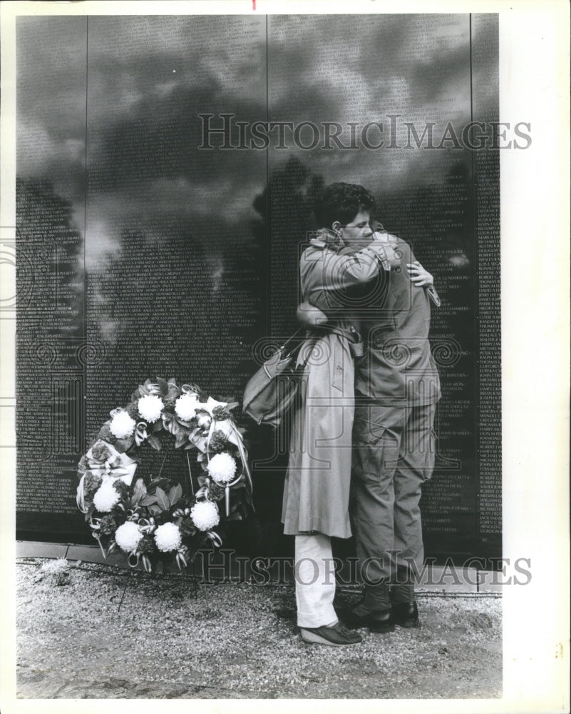 1983 Press Photo Steve Hickman Clintoville Viet Man