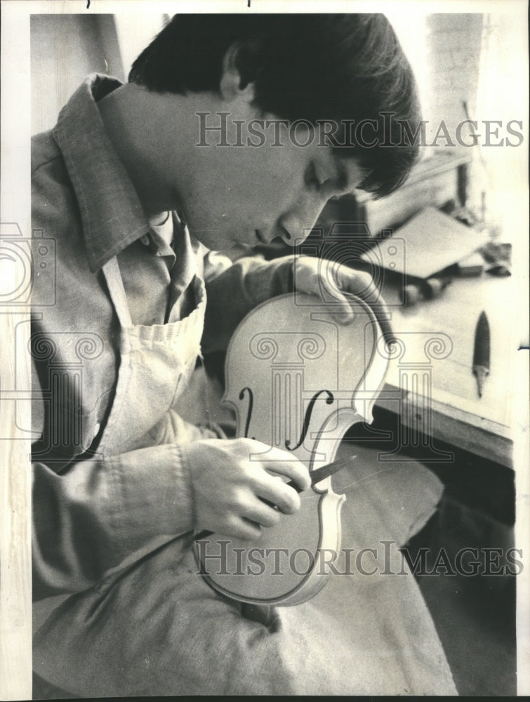 1978 Press Photo Violins