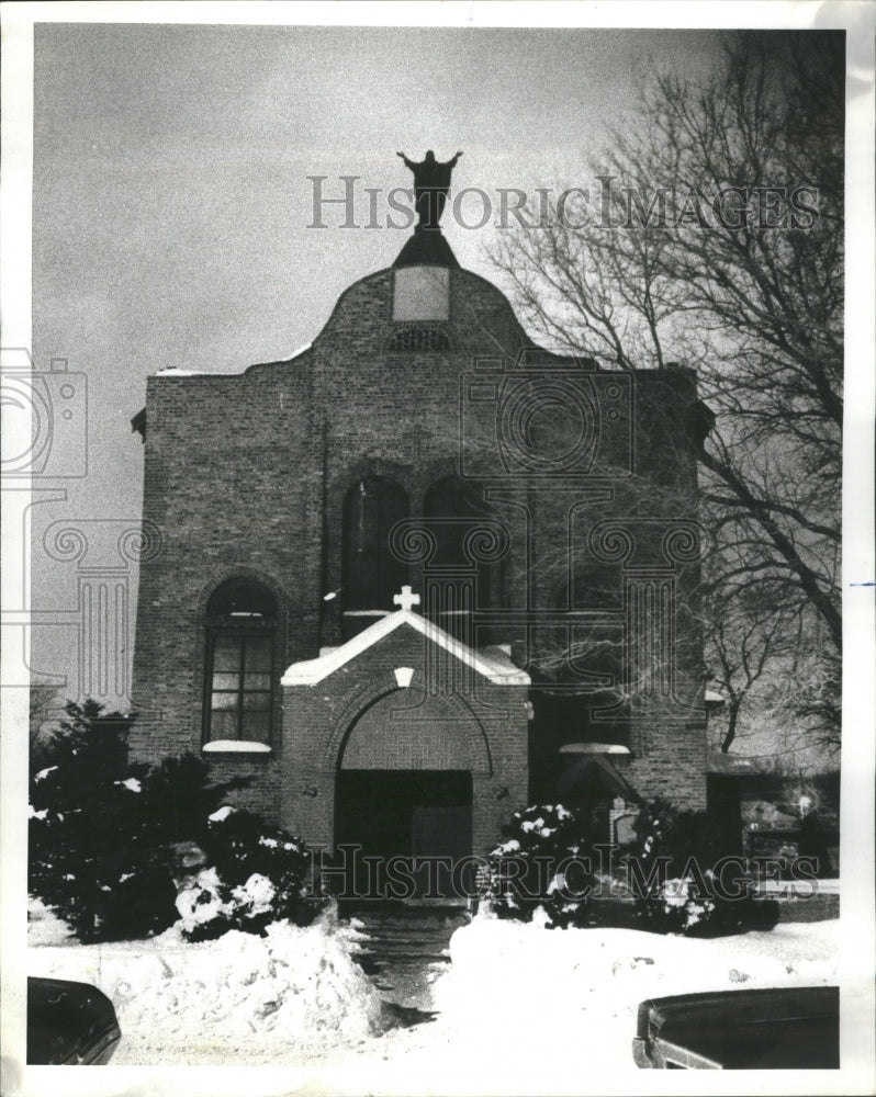 1979 Press Photo Sacred Heart Church Celebrated Boos