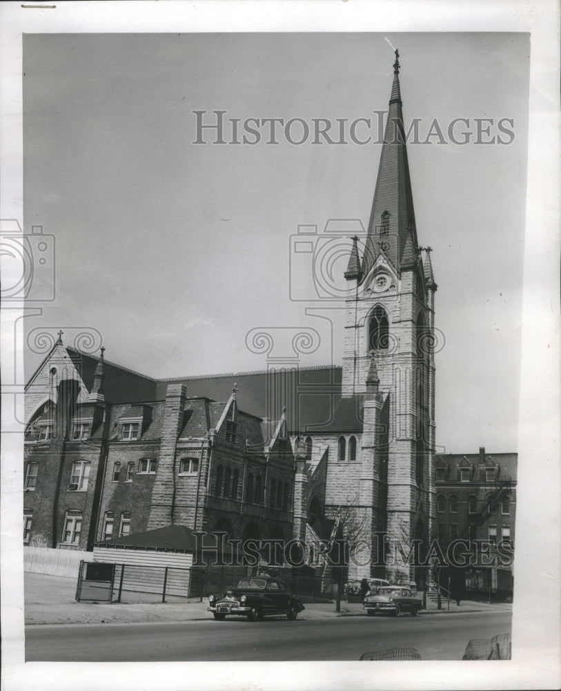 1955 Press Photo Catholic Church