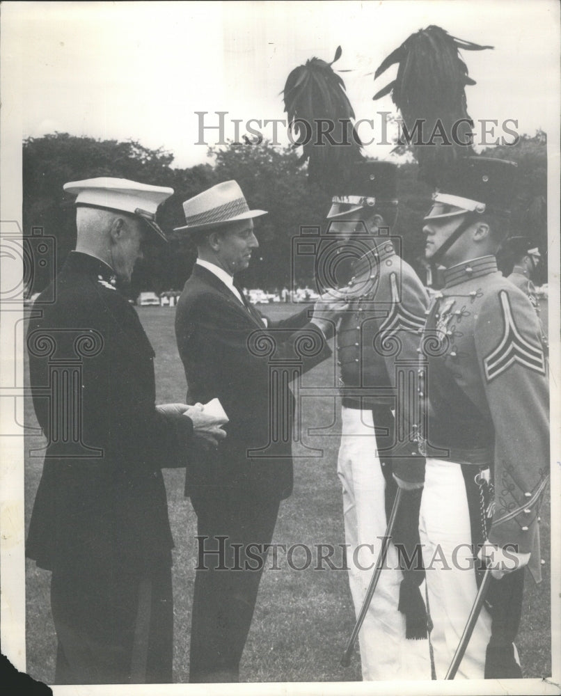 1991 Press Photo St. John&#39;s Military Academy Marine