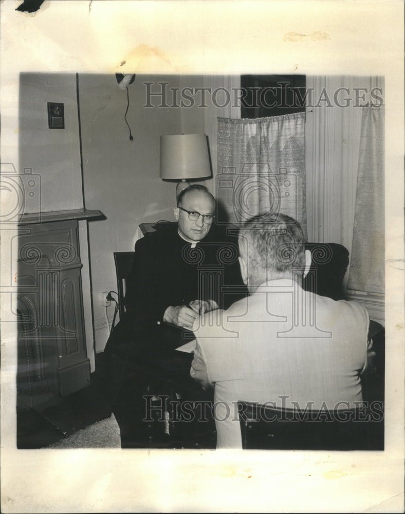 1963 Press Photo Vctors at st Anthonys