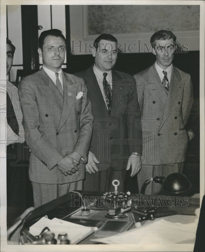 1947 Press Photo Lee Wylie Ray Doe Labor Leader