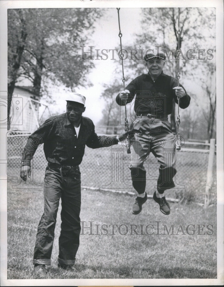 1956 Press Photo Floyd Paterson Dan Florio