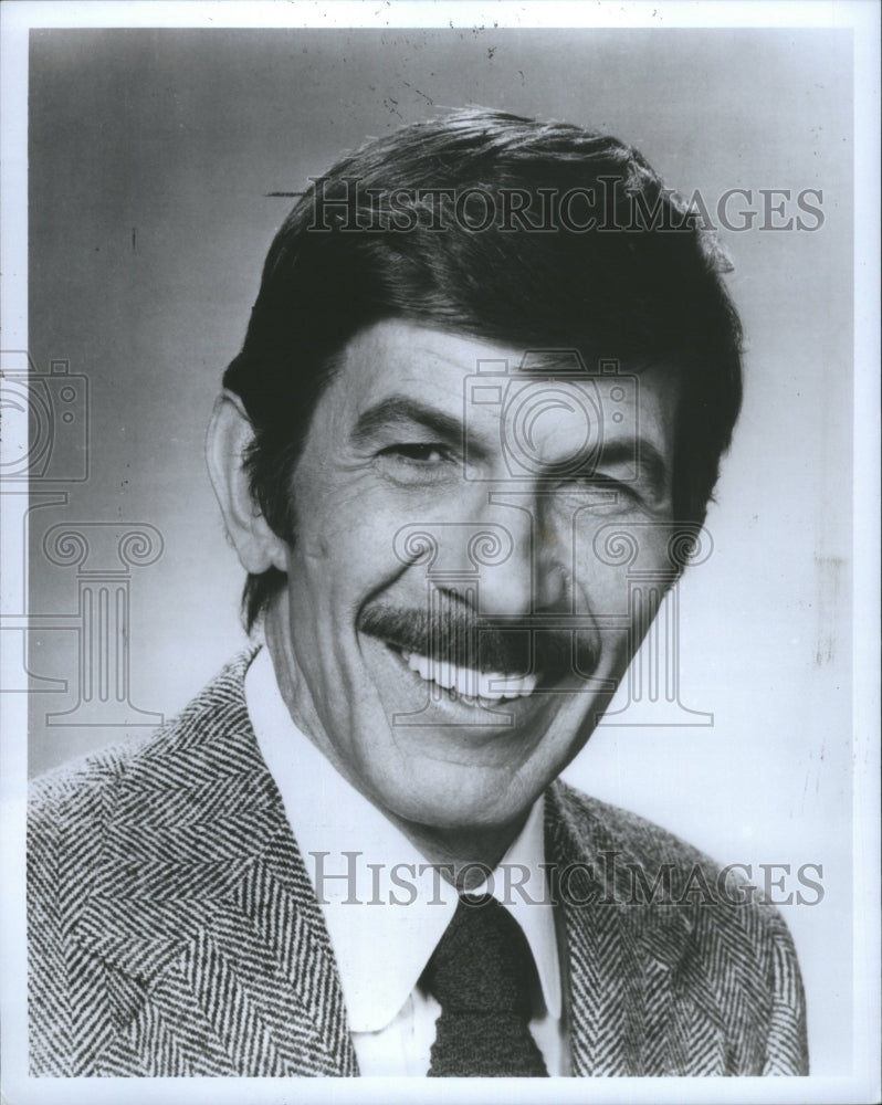 1980 Press Photo Leonard Nimoy Vincent Artist Detroit