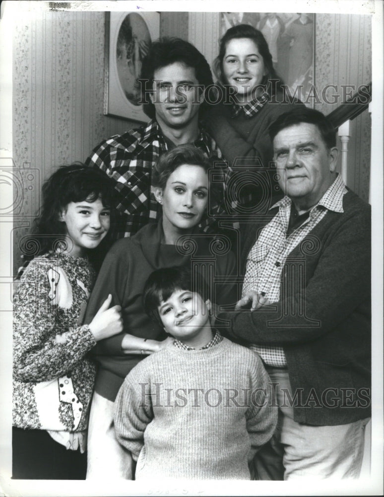 1988 Press Photo Cast of TV Program Blue Skies