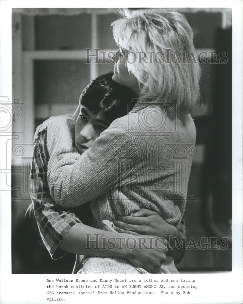 1987 Press Photo Dee Wallace Stone Danny Nucci