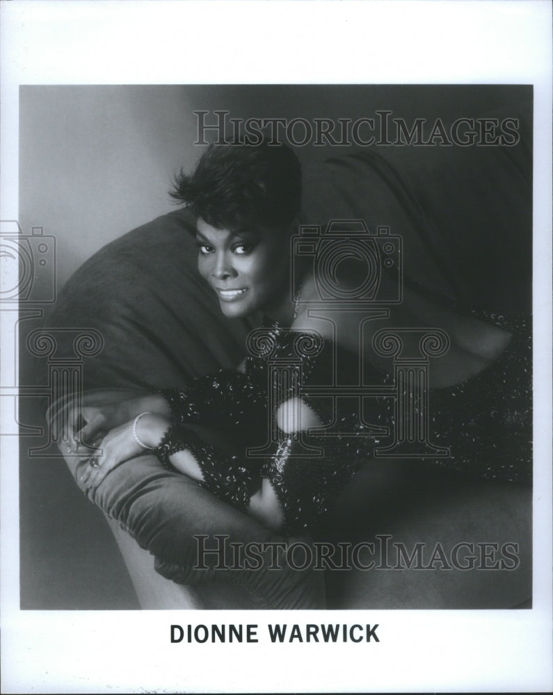 1988 Press Photo Dionne Warwick