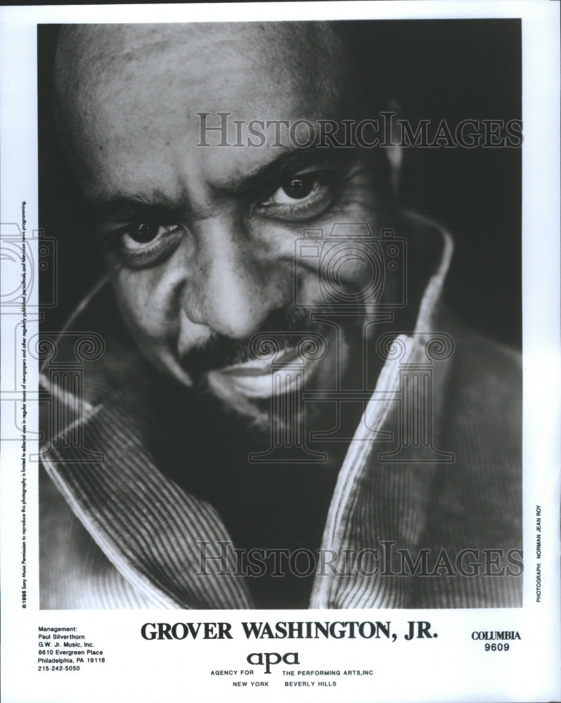 1997 Press Photo Grover Washington Jr American Jass