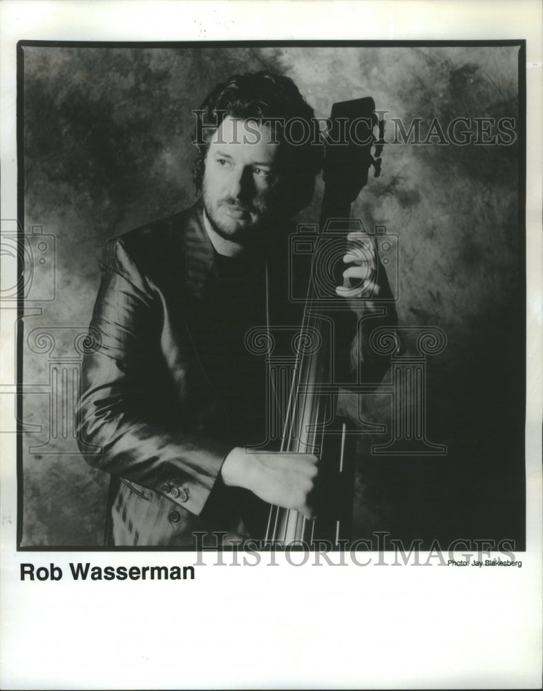 1994 Press Photo Rob Wasserman Base Player Van Morrison