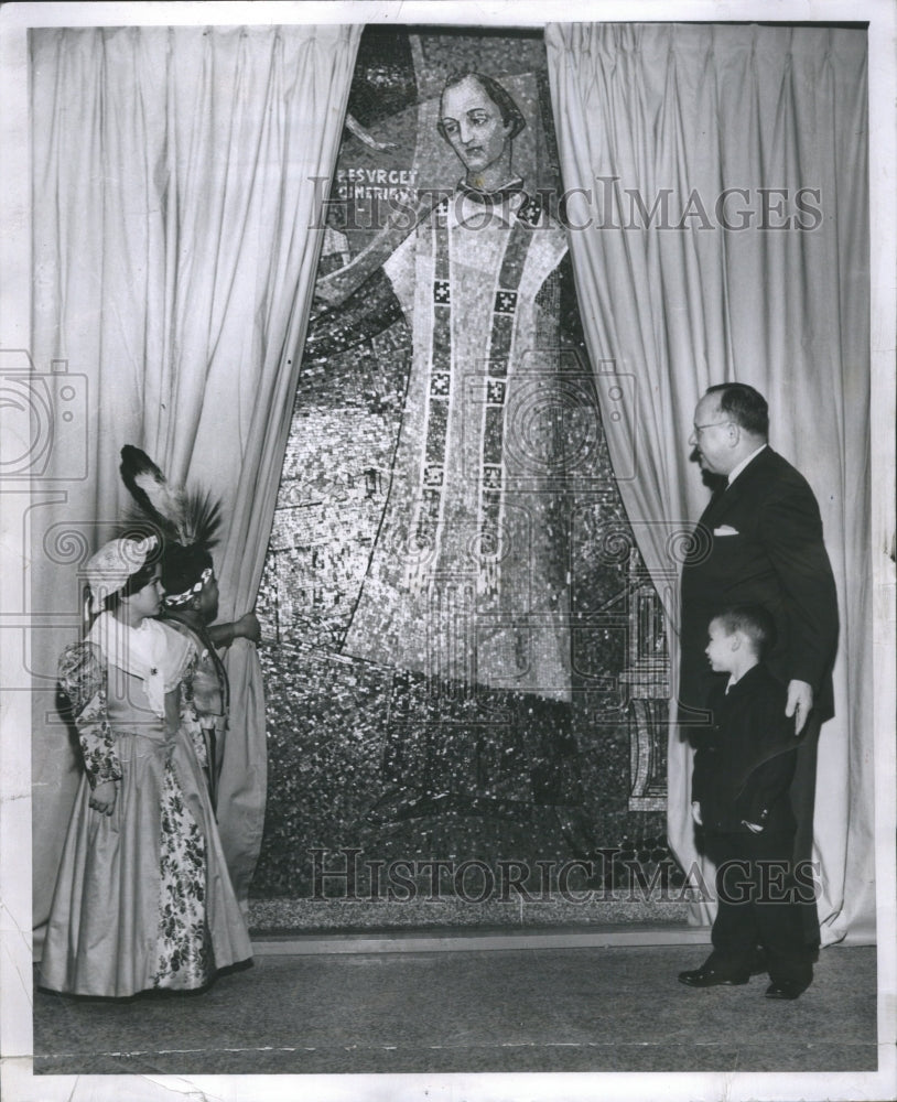 1958 Press Photo Gabriel Richard