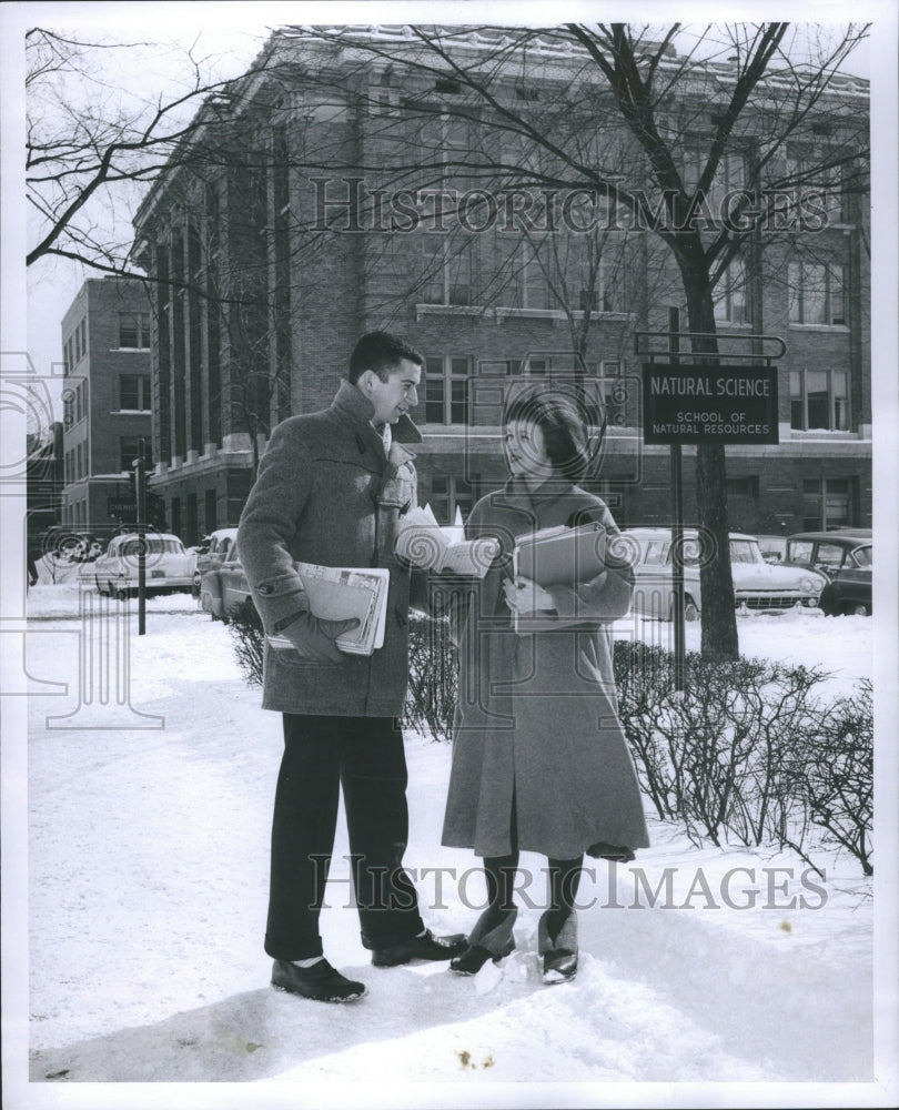 1960 Press Photo Richard Serivia Anne Einley