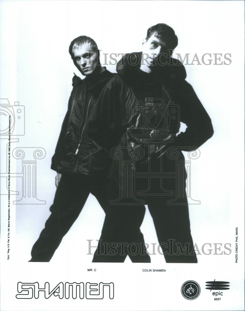 1992 Press Photo Shamen Colin Shamen Mr C Promo Shot