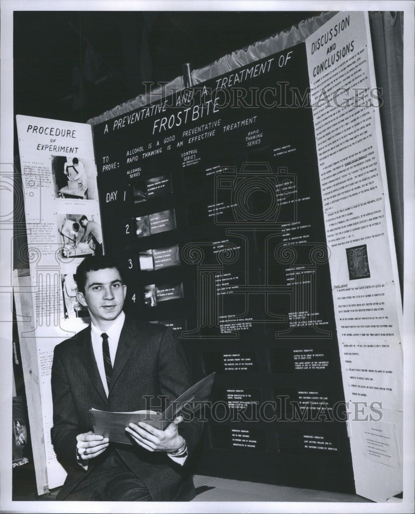 1959 Richard Serwin Science Fair Winner Press Photo