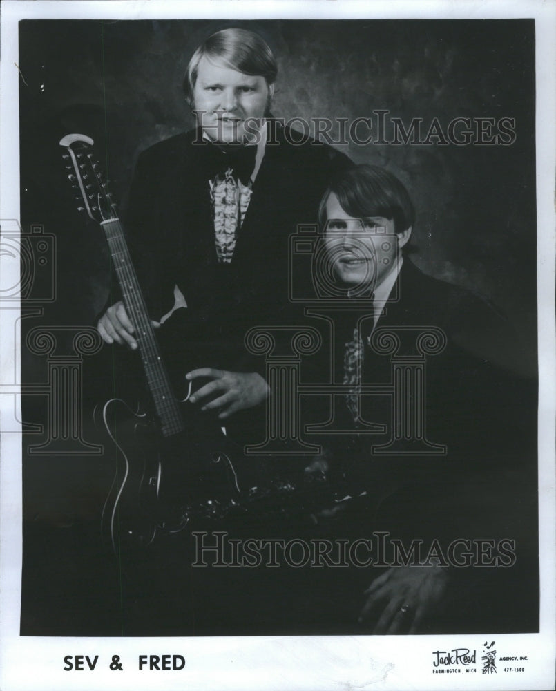 1972 Press Photo Sev Fred Musicians