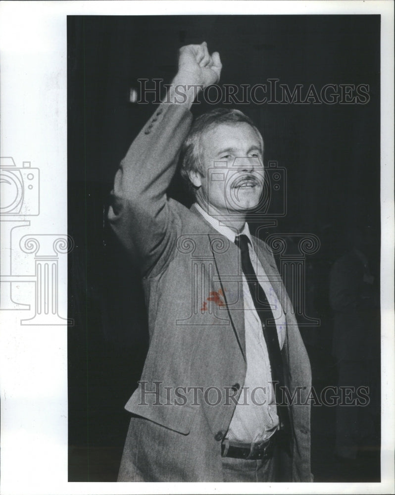 1982 Press Photo Ted Turner Video Czar Media Magnate