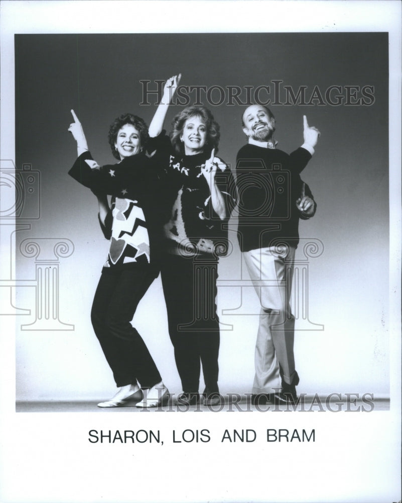 1988 Press Photo Sharon, Lois &amp; Bram