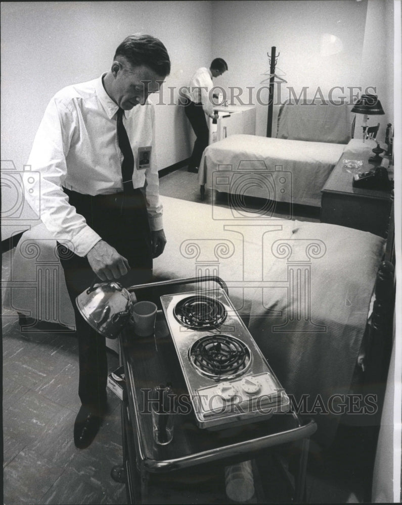 1965 Press Photo State department operation center