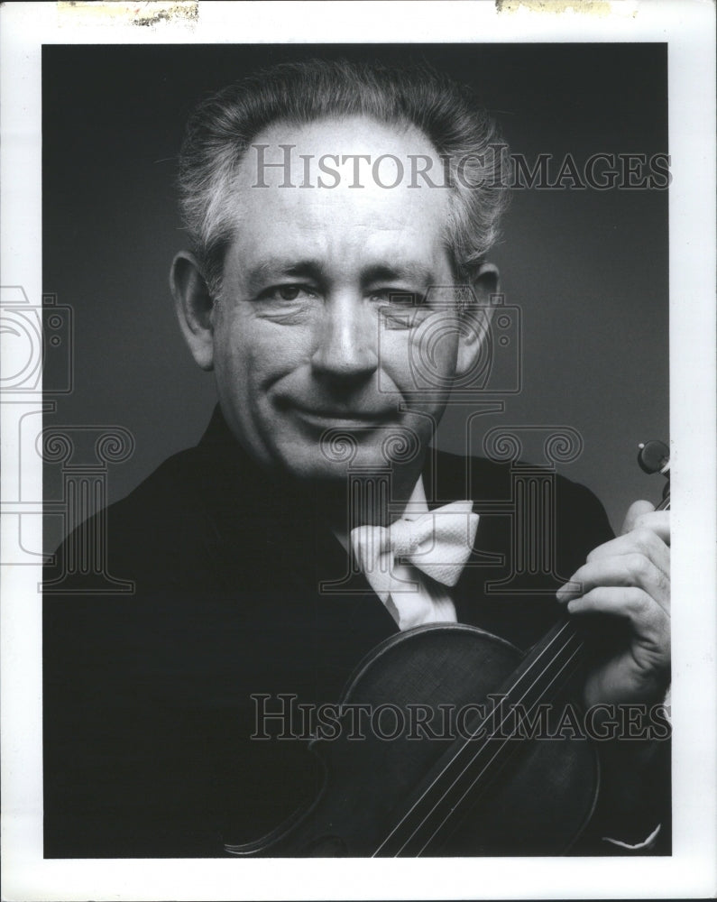 1988 Press Photo Gordon Staples Concertmaster Detroit