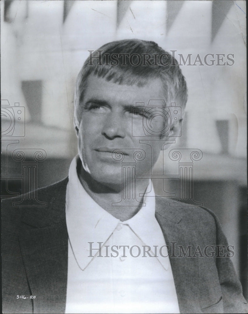 1972 Press Photo George Peppard Groundstar Conspiracy