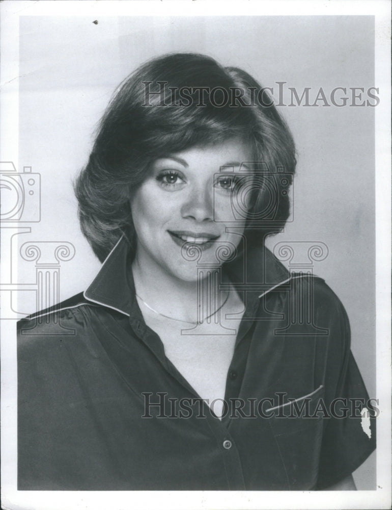 1982 Press Photo Dona Pescow Angie Actress Production