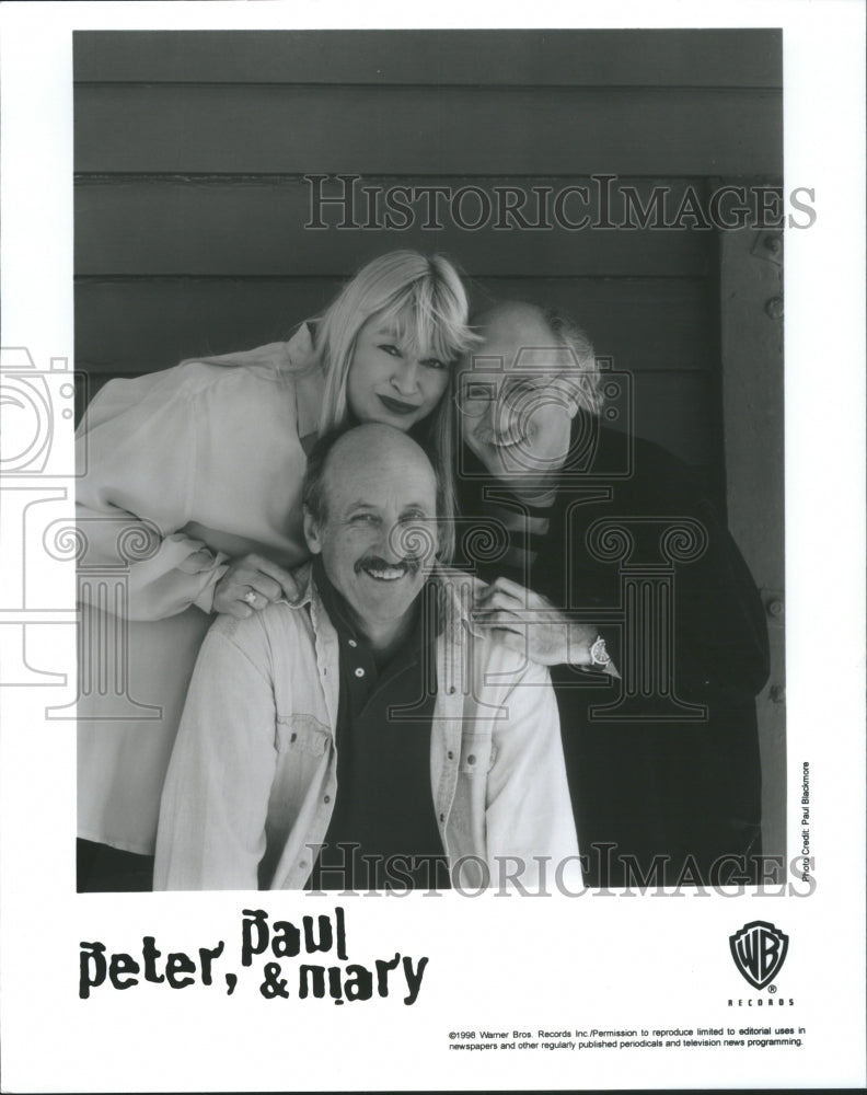 Press Photo Peter Paul Mary Folk Singing Trio Music